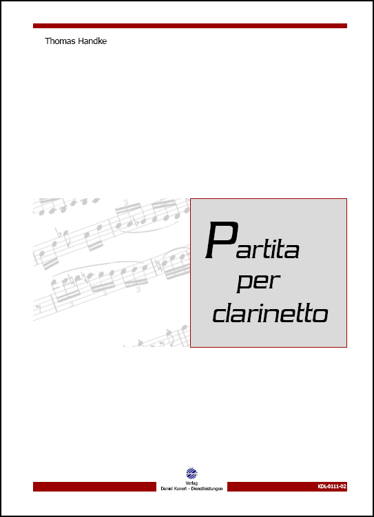 Thomas Handke - Partita per clarinetto