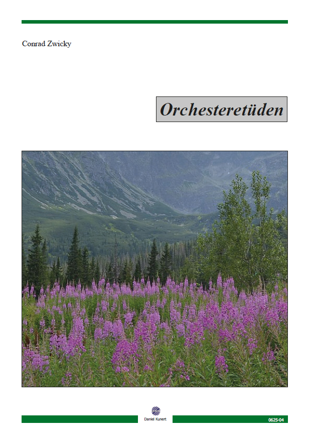Cover - Conrad Zwicky - Orchesteretden