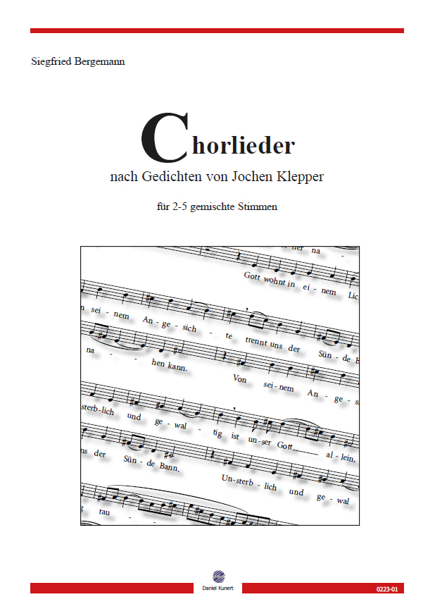 Siegfried Bergemann - Chorlieder nach Gedichten von Jochen Klepper
